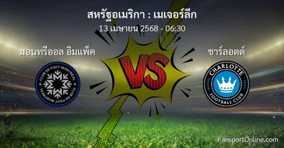 วิเคราะห์บอล เมเจอร์ลีก ระหว่าง มอนทรีออล อิมแพ็ค พบ ชาร์ลอตต์ (13 เมษายน 2568)