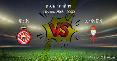 วิเคราะห์บอล ลาลิกา ระหว่าง คิโรน่า พบ เซลต้า บีโก้ (1 มีนาคม 2568)