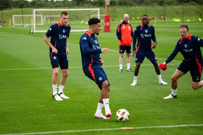 เคลียร์กันแล้ว! ซานโช่ ซ้อมกับผี เจอหน้า เทน ฮาก
